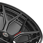 4PLAY Wheel 24x14 4PF6 Gloss Black Barrel with Matte Center Rim Chevrolet Tahoe 1995-2022