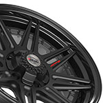 4PLAY Wheel 20x9 4PF8 Gloss Black Barrel with Matte Center Rim Jeep Wrangler 2007-2022; 2007-2022