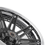 4PLAY Wheel 22x10 4PF8 Polished Barrel with Tinted Clear Center Rim Jeep Grand Cherokee 1999-2022; 1999-2022