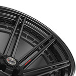 4PLAY Wheel 24x14 4PF8 Gloss Black Barrel with Matte Center Rim Chevrolet Tahoe (2WD only) 1995-1999; 1995-1999