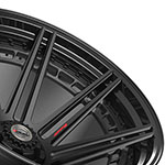 4PLAY Wheel 24x14 4PF8 Gloss Black Barrel with Matte Center Rim Chevrolet Tahoe 1995-2022