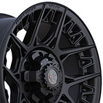 4PLAY Wheel 17x9 4PS50 Satin Black Rim Hummer H3 2006-2010; 2006-2010