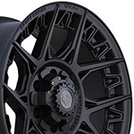 4PLAY Wheel 18x9 4PS50 Satin Black Rim Hummer H3 2006-2010; 2006-2010