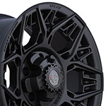 4PLAY Wheel 17x9 4PS60 Satin Black 17x9 Rim Dodge Dakota 2005-2011; 2005-2011