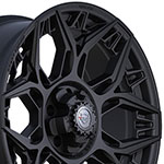 4PLAY Wheel 22x9 4PS60 Satin Black Rim Dodge Journey 2009-2022; 2009-2022