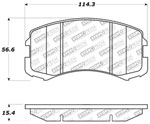 StopTech Sport Brake Pads Mitsubishi Lancer, Front