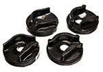 Energy Suspension 00-01 Nissan Sentra/200SX Black Motor Mount Insert Set (w/ 2.0L engine manual tra; 2000-2001