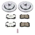 Power Stop 18-19 Dodge Durango Rear Z26 Street Warrior Brake Kit; 2018-2022