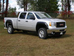 Stampede 2011-2014 GMC Sierra 2500 HD 78.7/97.6in Bed Ruff Riderz Fender Flares 4pc Smooth; 2011-2014