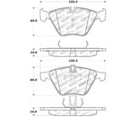 StopTech Street Brake Pads BMW X1 xDrive 28i, Front