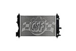 CSF 2013 Chevrolet Malibu 2.5L OEM Plastic Radiator; 2013-2013