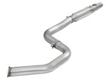 aFe Takeda 3in 304 Stainless Steel Mid-Pipe 17-18 Hyundai Elantra Sport I4 1.6L (t); 2017-2018