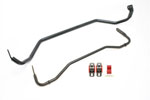 BMR Sway Bar Kit With Bushings, Front (SB012) And Rear (SB013) G8 Black Hammertone; 2008-2009