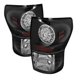 Spyder Toyota Tundra LED Tail lights - Black - (ALT-YD-TTU07-LED-BK); 2007-2012