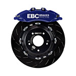 EBC Racing 20-23 Volkswagen Golf-R Blue Apollo-6 Calipers 380mm Rotors Front Big Brake Kit; 2020-2023