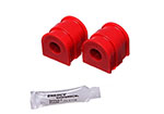 Energy Suspension 06-14 VW GTI/06-09 VW Rabbit Red 19.6mm Rear Sway Bar Bushing Set; 2006-2009