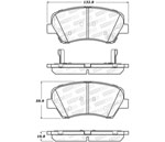 StopTech Street Brake Pads Kia Soul, Front; 2010-2010