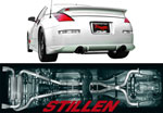 STILLEN Cat-Back Exhaust 03-09 350Z - Dual Wall Tips - Stainless