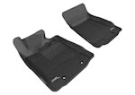 3D MAXpider 2009-2019 Nissan 370Z Kagu 1st Row Floormat - Black; 2009-2019