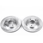 Power Stop 04-05 Chevrolet Classic Front Evolution Drilled & Slotted Rotors - Pair; 2004-2005