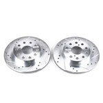 Power Stop 91-95 Toyota MR2 Rear Evolution Drilled & Slotted Rotors - Pair; 1991-1995