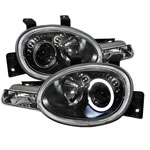 Spyder Dodge Neon / Plymouth Neon Halo Projector Headlights - Black - (PRO-YD-DN95-HL-BK)