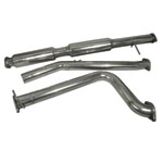 Injen Dodge Dart 1.4L turbo Full 3in cat-back Stainless Steel exhaust with Stainless Steel molded flanges and embossed resonators; 2013-2013