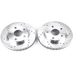 Power Stop 91-95 Toyota MR2 Front Evolution Drilled & Slotted Rotors - Pair; 1991-1995