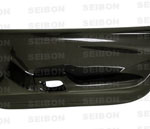 Seibon Carbon Fiber Door Panels (Pair) Toyota Supra; 1993-1998