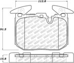 StopTech Street Select Brake Pads BMW 230i xDrive 340mm Front Disc, Front