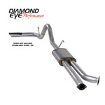 Diamond Eye KIT 3-1/2in CB SGL GAS AL TOYOTA TUNDRA 5.7L 07-10; 2007-2010