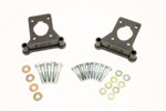 BMR Corvette C5 Z06 Brake Conversion BRACKETS ONLY for Camaro V8 Black Hammertone; 1998-2002