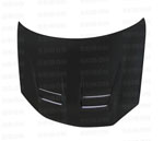 Seibon Carbon Fiber Dv Style Hood Volkswagen Golf Gti (1k Or Mk5) (Shaved Emblem); 2006-2009