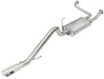 aFe MACHForce XP Exhaust Cat-Back 2.5/3in SS-409 w/ Polished Tip 05-15 Nissan Xterra V6 4.0L; 2005-2015