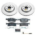 Power Stop 2016 Mercedes-Benz GLE300d Front Euro-Stop Brake Kit; 2016-2016