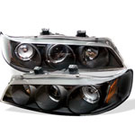 Spyder Honda Accord 1PC Halo Projector Headlights - Black - (PRO-YD-HA94-AM-BK)