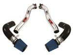 Injen Cold Air Intake Nissan 350Z 3.5L V6 w/ MR Technology and Air Fusion, Polished; 2007-2008