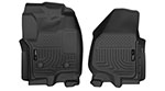 Husky Liners 2020 Ford Escape X-Act Contour Front Black Floor Liners; 2020-2020