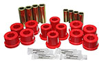 Energy Suspension 87-92 Toyota Supra Red Front Control Arm Bushing Set; 1987-1992