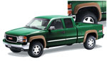 Bushwacker 07-07 Chevy Silverado 1500 Classic Fleetside Extend-A-Fender Style Flares 4pc - Black; 2007-2007