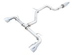 AWE 2022 VW GTI MK8 Track Edition Exhaust - Chrome Silver Tips; 2022-2022