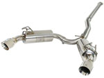 aFe Takeda Exhaust 304SS Dual Cat-Back w/ Polished Tips 08-13 Mitsubishi Lancer Evo X L4 2.0L Turbo; 2008-2013