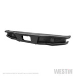 Westin 2016-2018 Chevrolet Silverado 1500 Outlaw Rear Bumper - Textured Black; 2016-2018