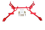 BMR Tubular K-member w/o motor mounts Mustang V8 Red; 2005-2010