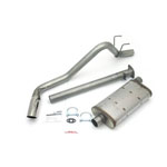 JBA 00-04 Toyota Tacoma (Xtra Cab) 3.4L 409SS Pass Side Single Exit Cat-Back Exhaust; 2000-2004