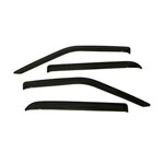 Westin 2015-2018 Ford F-150 SuperCrew Wade Slim Wind Deflector 4pc - Smoke; 2015-2018