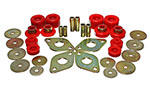 Energy Suspension 01-04 Toyota Pickup 2WD/4WD (Exc T-100/Tundra) Red Body Cab Mount Set; 2001-2004