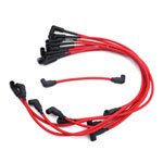 JBA 88-95 GM 5.0L/5.7L Truck Ignition Wires - Red; 1988-1995