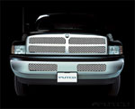 Putco 94-02 Ram 2500/3500 (Except Sport) Punch Stainless Steel Grilles; 1994-2002