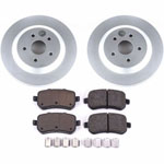 Power Stop 04-07 Ford Freestar Rear Z17 Evolution Geomet Coated Brake Kit; 2004-2007